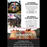 Spartan Race Digital Magazine showcases Charleston Warriors Adam Von Ins, Stephen Siraco, Orla Walsh,  Stepahine Keenan & Elea Faucheron as they appear on NBC Spartan Ultimate Team Challenge TV Sh