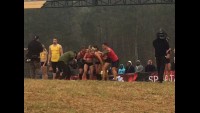 NBC features Charleston Warriors in Episode 4 - Spartan Ultimate Team Challenge - Spartan vs. Ninja -  with Orla Walsh, Adam Von Ins, Stephanie Keenan, Steve Siraco and Elea Faucheron warming up for t